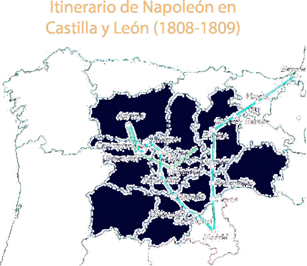 Mapa-Itinerario_Napoleon-CyL